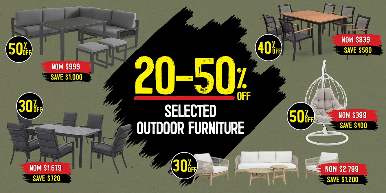 20-50% Off Selected Outdoor Furniture | Shop Now